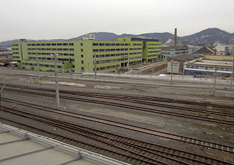 Livebild Webcam 4 - Baustelle 'Nahverkehrsdrehscheibe Hauptbahnhof Graz' (5 Minuteninterval)