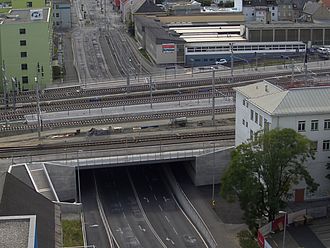 Livebild Webcam 9 - Baustelle 'Nahverkehrsdrehscheibe Hauptbahnhof Graz' (5 Minuteninterval)